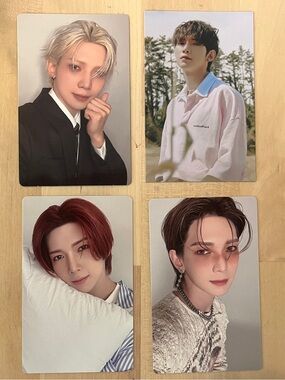 Set of 4 OFFICIAL Yeosang of Ateez photocards (Set # 2)